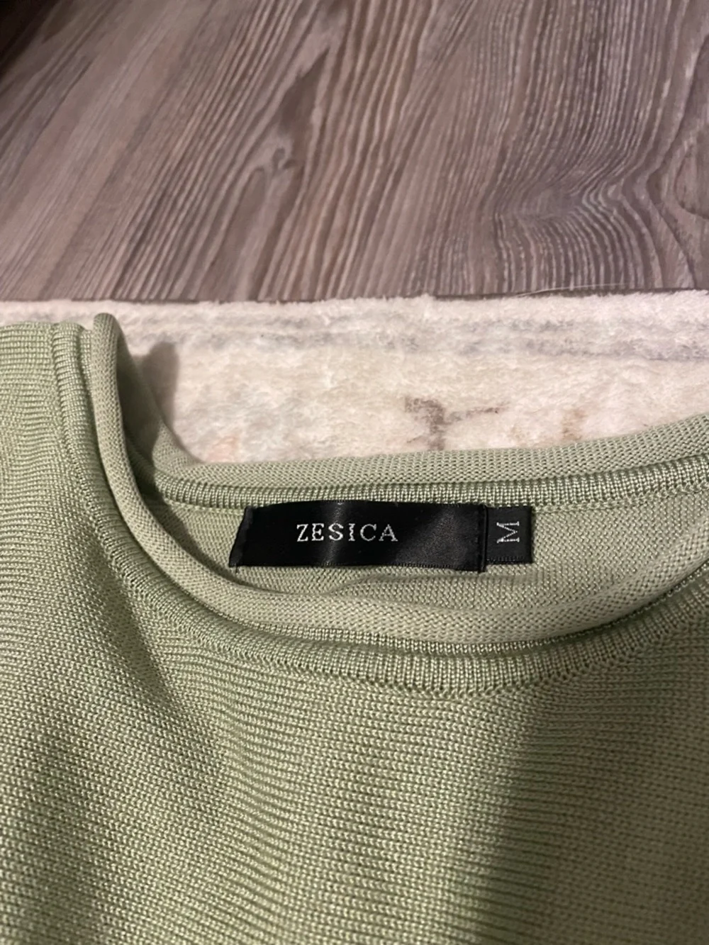 Green Matching Shorts and Sweater Set